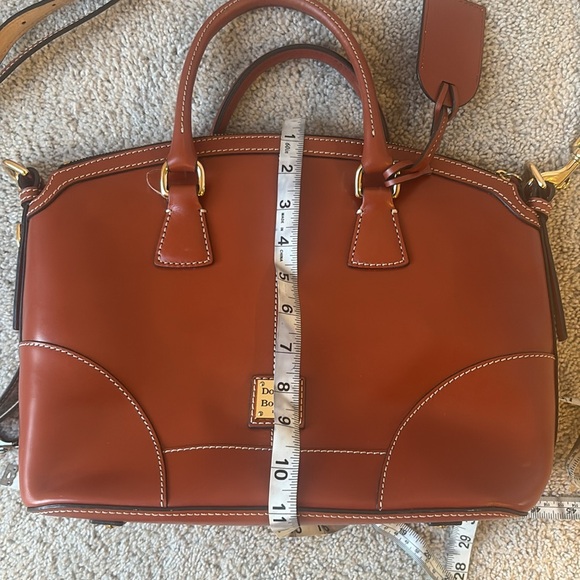 Dooney & Bourke Brown Dome Satchel with Gold Hardware - Picture 13 of 13